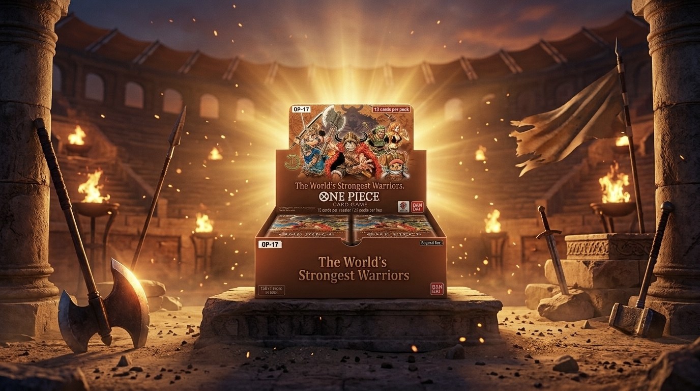 Visual dell'espansione One Piece Card Game OP17 The World's Strongest Warriors